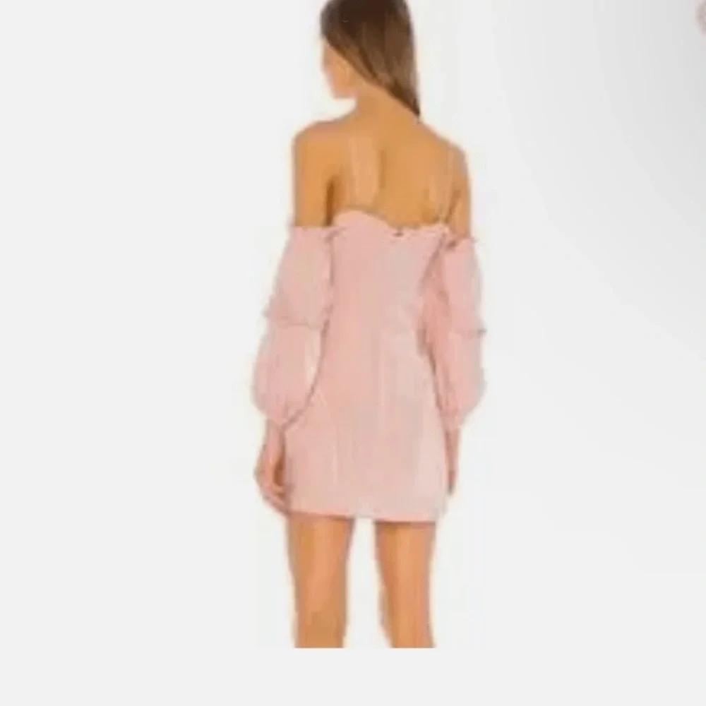 Majorelle Light Pink Off-Shoulder Dress Sz L - Picture 2 of 7